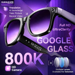 Gafas inteligentes AI con cámara 8 MP – video, traducción, Bluetooth y música