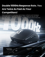 SMAILWOLF M9 – Wireless Tri-Mode PAW3311 Gaming Mouse with Magnetic Charging