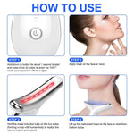 Dispositivo portátil para rostro y cuello – masaje vibratorio para cuidado facial