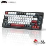 MageGee 75% – Mechanical Gaming Keyboard with Knob, Blue Backlight & Switch Options
