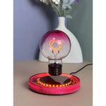 Lámpara de Saturno levitante con base luminosa – decoración magnética