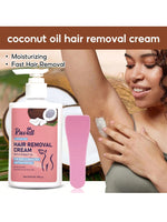 Crema depilatoria de coco – fórmula suave para el cuerpo