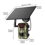Cámara solar 4G infrarroja para exterior – visión nocturna y monitoreo de fauna