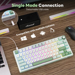 RK Royal Kludge R75 – teclado mecánico Gasket 75% RGB, hot-swap y keycaps PBT