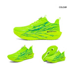 Tenis running unisex con cierre giratorio – sin cordones y suela gruesa