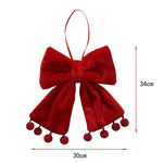Lazos navideños de terciopelo – 15/20/34 cm