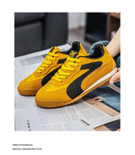 Tenis retro estilo German Trainer para hombre – suela suave y transpirable