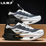 Tenis racing unisex de suela gruesa – malla, rebote y amortiguación