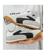 Tenis retro estilo German Trainer para hombre – suela suave y transpirable
