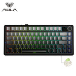 AULA F75 MAX – 75% Tri-Mode Mechanical Keyboard with TFT, RGB & Hot-Swap