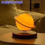 Lámpara planetaria levitante con control táctil – Saturno, Luna, galaxia y globo