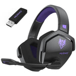 NUBWO G06 – audífonos gamer inalámbricos 2.4 GHz + Bluetooth 5.3 con micrófono