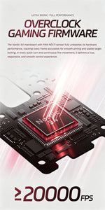 SCYROX V6s/V8s – mouse gamer inalámbrico ultraligero Dual 8K tri-modo