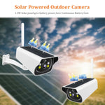 Cámara de seguridad solar 4G LTE 1080P – visión nocturna, batería y alarma PIR