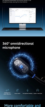MCHOSE V9 Pro 2 – audífonos gamer inalámbricos THX con drivers de 53 mm