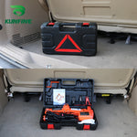 KUNFINE 12 V 120 W 5-Ton Portable Electric Car Jack