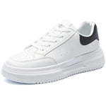 Tenis casuales transpirables para hombre – plataforma baja y cordones