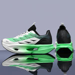 Tenis racing unisex de suela gruesa – malla, rebote y amortiguación
