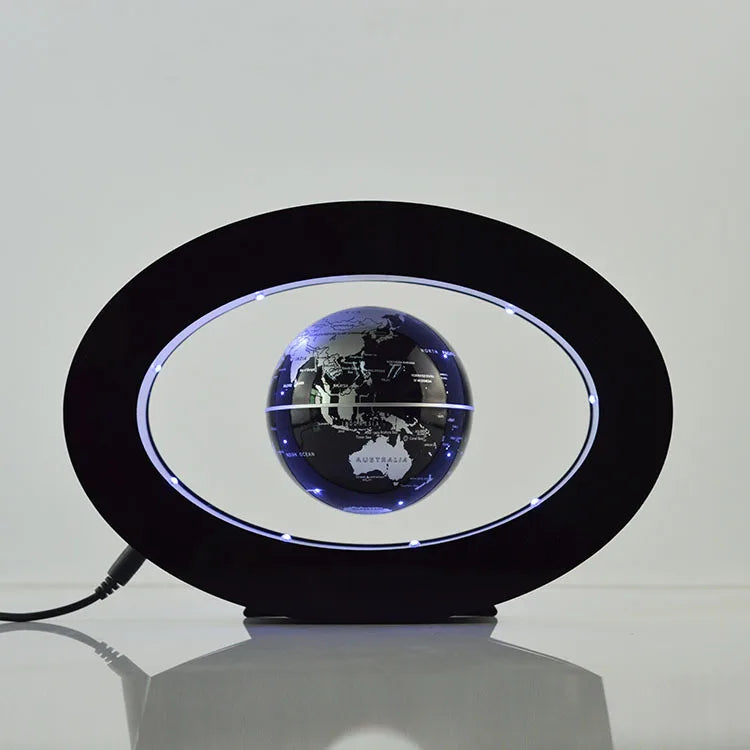 Globo terráqueo magnético levitante con iluminación LED