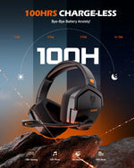NUBWO G06 – audífonos gamer inalámbricos dual-mode 2.4 GHz + Bluetooth 5.3