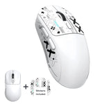 Mouse gamer inalámbrico 58 g – Bluetooth 5.4, 2.4G, USB-C, RGB y 8,000 DPI