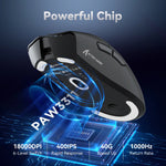 ATTACK SHARK R1 – 55 g Tri-Mode Wireless Gaming Mouse with 18K DPI