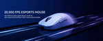 MCHOSE L7 Ultra – mouse gamer inalámbrico ultraligero 39 g PAW3395 y Dual 8K