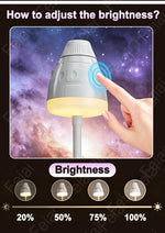Proyector USB de galaxia y planetas – luz ambiental para habitación y auto