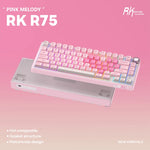 RK Royal Kludge R75 – 81-Key Gasket Mechanical Keyboard, RGB & Hot-Swap