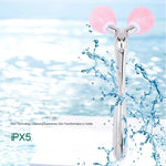 Rose Quartz 3D Facial Roller – Face & Neck Massager