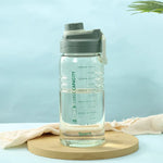 Botella deportiva 1.5 L con asa de silicona – gimnasio y viaje