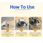 Kitchen Oil Cleaner Powerful Dissolving & Removing Stubborn Oil Stains Degreaser Cooking Utensils Multi-purpose Cleaning Spray