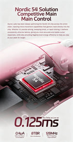SCYROX V6s/V8s – mouse gamer inalámbrico ultraligero Dual 8K tri-modo