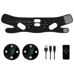 Banda facial EMS V-Line con microcorriente – masajeador recargable para cuidado facial