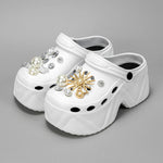 Women's Slippers 9CM High Platform Garden Fashion Clogs Shoes Women's Slippers Thick Bottom EVA Sandals Summer Girls Slippers