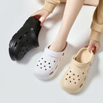 Sandalias EVA de plataforma para mujer – suela suave y perforada