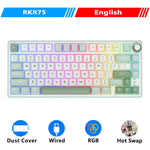 RK Royal Kludge R75 – teclado mecánico Gasket 75% RGB, hot-swap y keycaps PBT