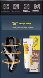 Crema Quick Shine para cuidado de zapatos de cuero – kit de brillo 30 g