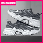 Tenis deportivos de malla para hombre – suela gruesa y transpirables