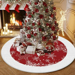 Falda navideña para árbol de 60 cm – terciopelo cristal