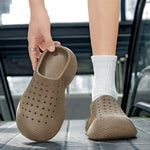 Zuecos EVA de suela gruesa para hombre – playa y jardín