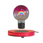 Lámpara de Saturno levitante con base luminosa – decoración magnética