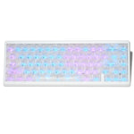 XVX M67 JadeStone – teclado mecánico inalámbrico 65% tri-modo, Gasket y RGB