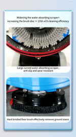 Fregadora eléctrica compacta Walk-Behind para pisos y baldosas