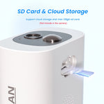 ANRAN 2K – cámara de seguridad solar WiFi 3/5MP con visión nocturna a color