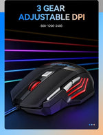 7D RGB Wired Gaming Mouse – Ergonomic Design for PC & Laptop