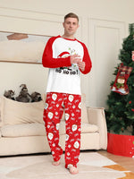 Pijamas familiares navideños con Santa – set de 2 piezas