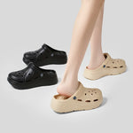 Sandalias EVA de plataforma para mujer – suela suave y perforada