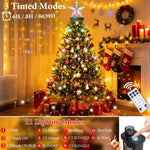 410 LED Christmas Tree Lights – 11 Modes, Timer & Remote