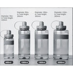 Sports Water Bottle with Straw – 600 ml, 1 L, 1.5 L & 2 L